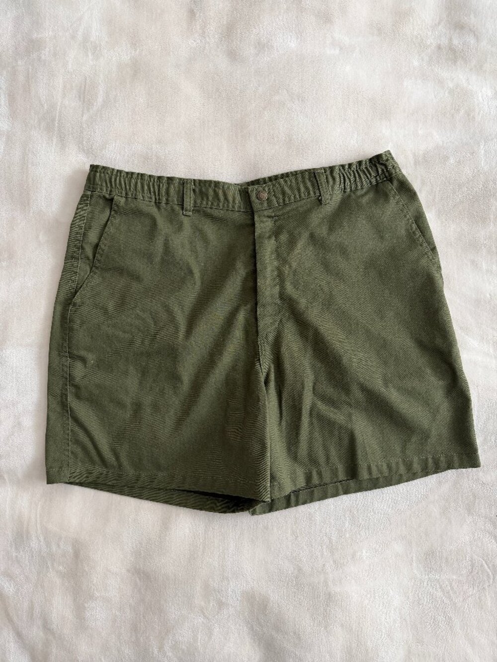 Vintage Boy Scouts of America BSA Shorts Mens 36 Olive Green Utility Uniform - Picture 1 of 7